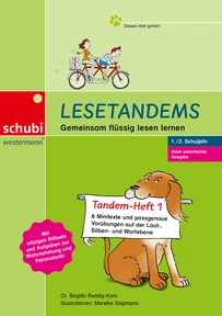 Produktabbildung zu Lesetandems - Tandemheft 1, stark vereinfachte Ausgabe - Lesen im Tandem 1./2. Schuljahr