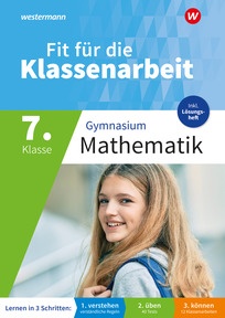 Produktabbildung zu Fit für die Klassenarbeit - Gymnasium Neubearbeitung 2026 - Klassenarbeitstrainer Mathematik 7