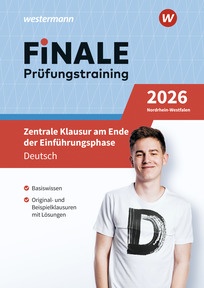 Produktabbildung zu FiNALE Prüfungstraining – Zentrale Klausur am Ende der Einführungsphase - Deutsch 2026