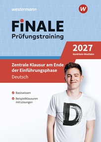 Produktabbildung zu FiNALE Prüfungstraining – Zentrale Klausur am Ende der Einführungsphase - Deutsch 2027