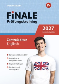 Produktabbildung zu FiNALE Prüfungstraining Zentralabitur Nordrhein-Westfalen - Englisch 2027