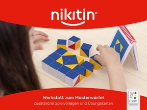 Produktabbildung zu Das Nikitin Material - N1 Musterwürfel - Werkstatt Übungskarten und Spielvorlagen zum Musterwürfel
