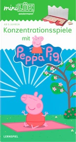 Produktabbildung zu miniLÜK - Kindergarten/Vorschule - Konzentrationsspiele mit Peppa Pig