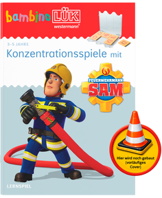 Produktabbildung zu bambinoLÜK - Kindergarten/Vorschule - Konzentrationsspiele mit Feuerwehrmann Sam