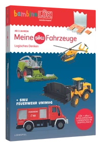 Produktabbildung zu bambinoLÜK-Set - ab 3 Jahre - Meine siku Fahrzeuge - Logisches Denken