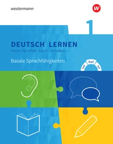 Produktabbildung zu Deutsch lernen: Hören - Sprechen - Lesen - Schreiben - Ordner 1 - Basale Sprachfähigkeiten - DaM - DaZ - DaF