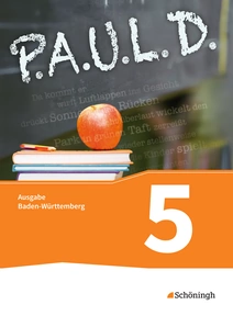Produktabbildung zu P.A.U.L. D. - Persönliches Arbeits- und Lesebuch Deutsch - Für Gymnasien in Baden-Württemberg u.a. - Schulbuch 5