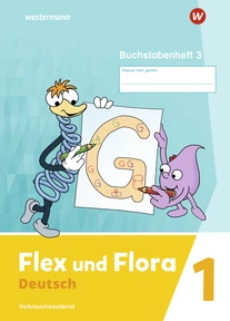 Produktabbildung zu Flex und Flora - Ausgabe 2021 - Buchstabenheft 3 (Druckschrift) - Verbrauchsmaterial