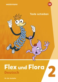 Produktabbildung zu Flex und Flora - Ausgabe 2021 - Heft Texte schreiben 2 (Druckschrift) - Für die Ausleihe