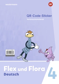 Produktabbildung zu Flex und Flora - Ausgabe 2021 - QR-Code Sticker 4 - Zu den Heften als Verbrauchsmaterial
