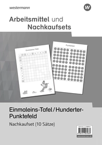Produktabbildung zu Arbeitsmittel und Nachkaufsets Mathematik  - Einmaleins-Tafel / Hunderter-Punktefeld  - Nachkaufset (10 Sätze) 