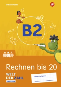 Produktabbildung zu Welt der Zahl - Inklusionsmaterialien - Ausgabe 2021 - Inklusionsheft B2: Rechnen bis 20