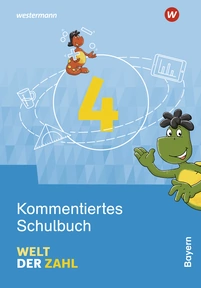 Produktabbildung zu Welt der Zahl - Ausgabe 2022 für Bayern - Kommentiertes Schulbuch 4 - Für Lehrkräfte