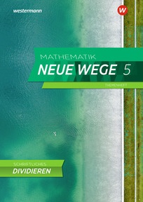 Produktabbildung zu Mathematik Neue Wege SI - Ausgabe 2023 für Niedersachsen - Arbeitsheft 5 Schriftliches Dividieren