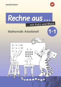 Produktabbildung zu Rechne aus mit Katz und Maus - Mathematik Arbeitshefte Ausgabe 2018 - Rechne aus Einmaleins