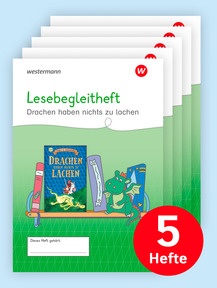 Produktabbildung zu Westermann Unterrichtsmaterialien Grundschule - Lesebegleitheft Drachen haben nichts zu lachen 5er-Set