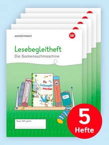 Produktabbildung zu Westermann Unterrichtsmaterialien Grundschule - Lesebegleitheft Die Sockensuchmaschine 5er-Set
