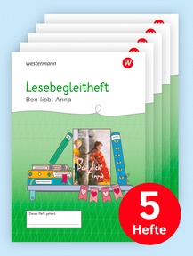 Produktabbildung zu Westermann Unterrichtsmaterialien Grundschule - Lesebegleitheft Ben liebt Anna 5er-Set