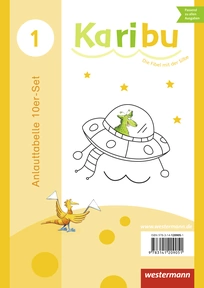 Produktabbildung zu Karibu - Ausgabe 2009 - Anlauttabelle (Schreib-Ufo) 10er-Set