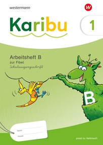 Produktabbildung zu Karibu - Ausgabe 2024 - Arbeitsheft 1 (B) Schulausgangsschrift zur Fibel Verbrauch
