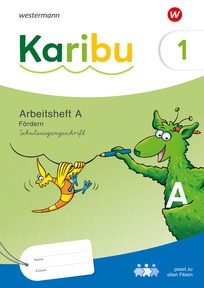 Produktabbildung zu Karibu - Ausgabe 2024 - Arbeitsheft 1 (A) Schulausgangsschrift zur Fibel Fördern