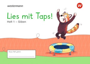 Produktabbildung zu Westermann Unterrichtsmaterialien Grundschule - Lies mit Taps! Heft 1 – Silben