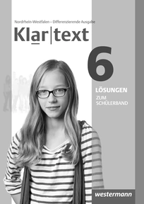 Produktabbildung zu Klartext - Differenzierende Ausgabe 2014 für Nordrhein-Westfalen - Lösungen 6