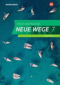 Produktabbildung zu Mathematik Neue Wege SI - Ausgabe 2023 für Niedersachsen - Arbeitsheft 7 mit Lösungen