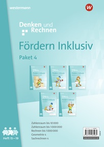 Produktabbildung zu Fördern Inklusiv - Ausgabe 2024 - Hefte 15-19 im Paket - Denken und Rechnen