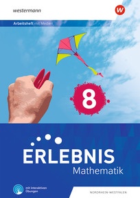 Produktabbildung zu Erlebnis Mathematik - Ausgabe Nordrhein-Westfalen 2024 - Arbeitsheft 8 mit Medien und Interaktiven Übungen