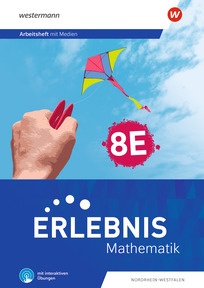Produktabbildung zu Erlebnis Mathematik - Ausgabe Nordrhein-Westfalen 2024 - Arbeitsheft 8E mit Interaktiven Übungen