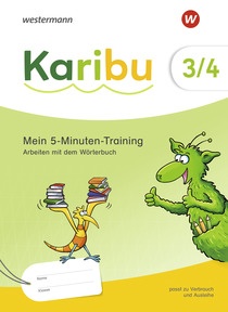 Produktabbildung zu Karibu - Ausgabe 2024 - Mein 5-Minuten-Training: Wörterbucharbeit 3/4 - Wörterbucharbeit