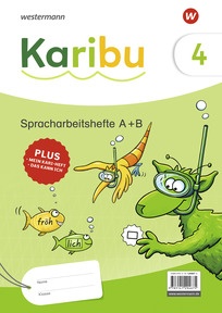 Produktabbildung zu Karibu - Ausgabe 2024 - Spracharbeitshefte 4 - "Verbrauch, mit Diagnoseheft ""Das kann ich"" Sprache 4"