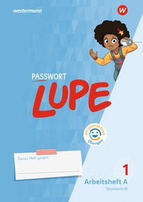 Produktabbildung zu PASSWORT LUPE - Fibel - Arbeitshefte A und B DS mit interaktiven Übungen