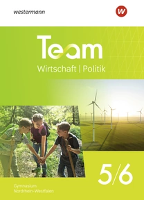 Produktabbildung zu TEAM Wirtschaft-Politik - Ausgabe 2025 für Gymnasien in Nordrhein-Westfalen - Schulbuch 5/6