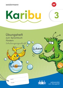Produktabbildung zu Karibu – Ausgabe 2024 - Übungsheft Fördern 3 Schulausgangsschrift - zum Sprachbuch