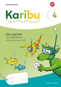 Produktabbildung zu Karibu – Ausgabe 2024 - Übungsheft 4 Schulausgangsschrift  - zum Sprachbuch