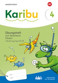 Produktabbildung zu Karibu – Ausgabe 2024 - Übungsheft Fördern 4 Schulausgangsschrift - zum Sprachbuch