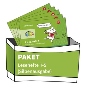 Produktabbildung zu DIE BUNTE REIHE - Deutsch - Paket: Lesehefte 1-5 (Silbenausgabe) (5 Hefte)