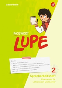 Produktabbildung zu PASSWORT LUPE - Kommentar Spracharbeitsheft 2