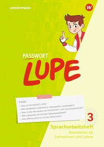 Produktabbildung zu PASSWORT LUPE - Kommentar Spracharbeitsheft 3