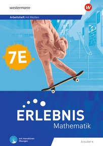 Produktabbildung zu Erlebnis Mathematik - Ausgabe N - Arbeitsheft 7E mit Medien und interaktiven Übungen