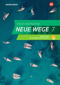 Produktabbildung zu Mathematik Neue Wege SI - Ausgabe 2023 für Niedersachsen - Arbeitsheft 7 mit Lösungen und interaktiven Übungen