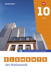 Produktabbildung zu Elemente der Mathematik SI - Ausgabe 2022 für Hessen - Arbeitsheft 10 mit Lösungen und interaktiven Übungen