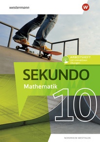 Produktabbildung zu Sekundo - Mathematik für differenzierende Schulformen - Ausgabe 2022 für Nordrhein-Westfalen - Arbeitsheft 10 mit interaktiven Übungen