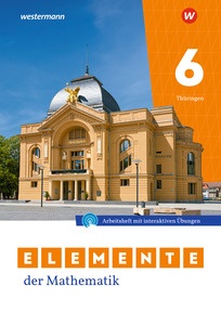 Produktabbildung zu Elemente der Mathematik SI - Ausgabe 2026 für Thüringen - Arbeitsheft mit Interaktiven Übungen und Lösungen 6