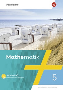 Produktabbildung zu Mathematik - Ausgabe 2026 für Mecklenburg-Vorpommern - Arbeitsheft 5 mit Interaktiven Übungen