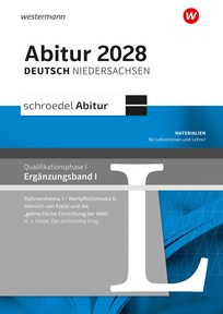 Produktabbildung zu Schroedel Abitur – Ausgabe für Niedersachsen zum Abitur 2028 - Ergänzungsband I Lehrermaterialien