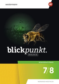 Produktabbildung zu Blickpunkt Biologie - Ausgabe 2026 für Nordrhein-Westfalen - Arbeitsbuch Basis 7/8