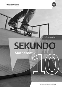 Produktabbildung zu Sekundo - Mathematik für differenzierende Schulformen - Ausgabe 2022 für Nordrhein-Westfalen - Lösungen 10